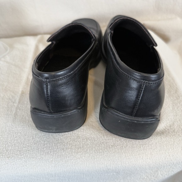 Banana Republic Mens Black Leather Slip-On Loafers Shoes Size 10.5D Italian Made main image 4